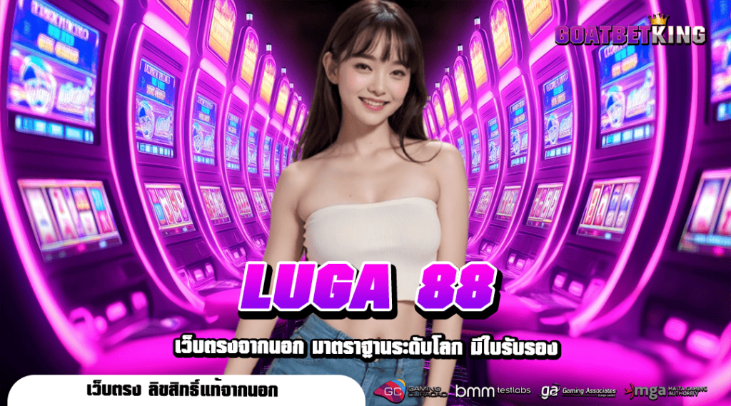 LUGA 88 ทางเข้าตรง เว็บสล็อตแบรนด์ใหญ่ รวมครบทุกค่าย โบนัสเยอะ