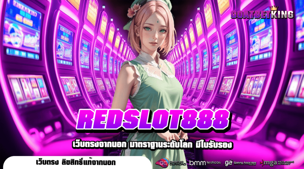 REDSLOT888 เว็บสล็อตของแท้ รวมเกมดังจากต่างประเทศ ระบบ API