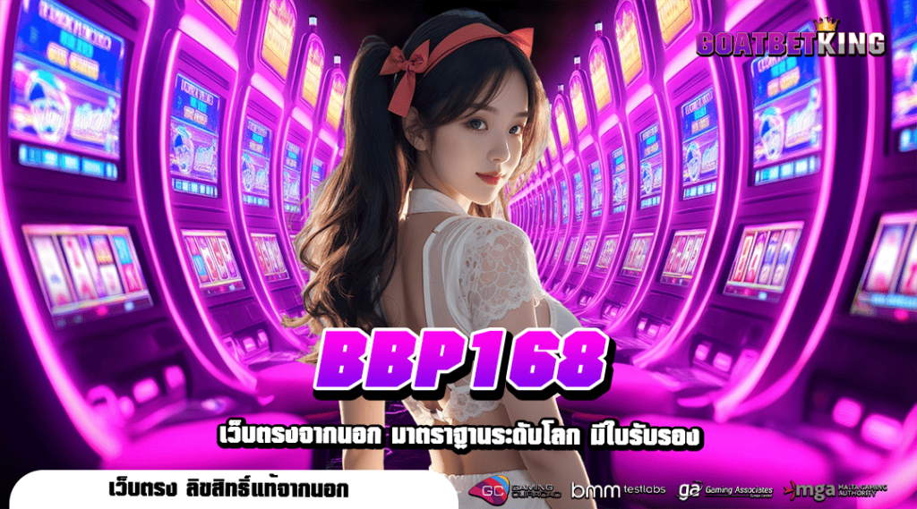 BBP168 ทางเข้าเล่น เว็บสล็อตระดับมาตรฐานโลก รวมเกมแตกดี